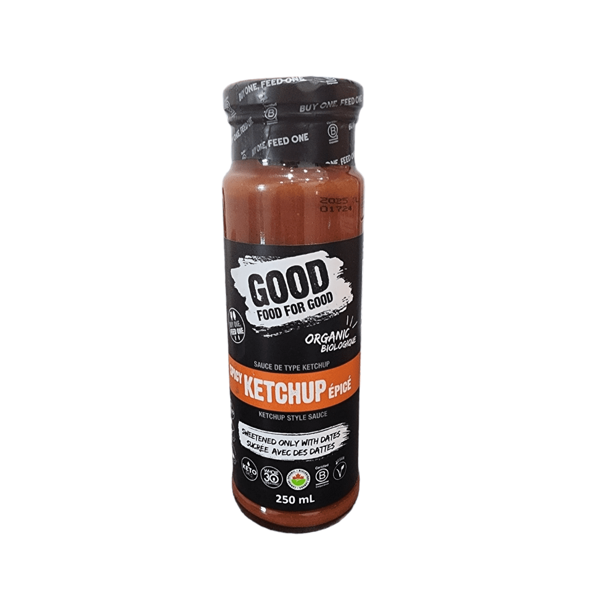 Good Food For Good Spicy Ketchup (250mL)